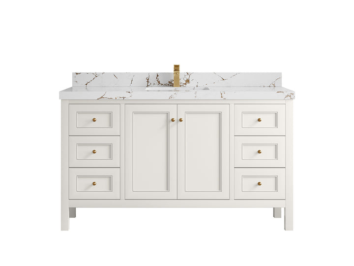 Nashville 60 in. W x 22 in. D Single Sink Bathroom Vanity - photo 45