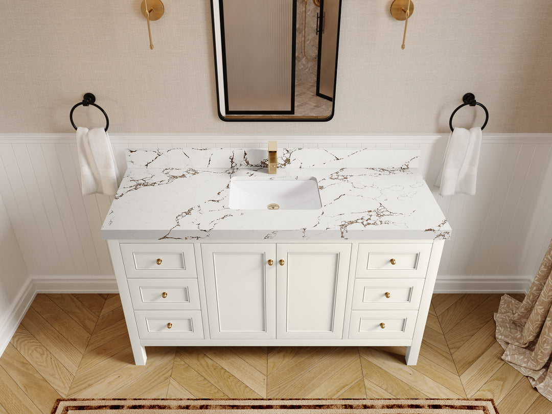 Nashville 60 in. W x 22 in. D Single Sink Bathroom Vanity