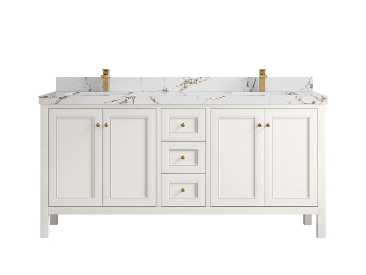 Nashville 72 in. W x 22 in. D Double Sink Bathroom Vanity - photo 19