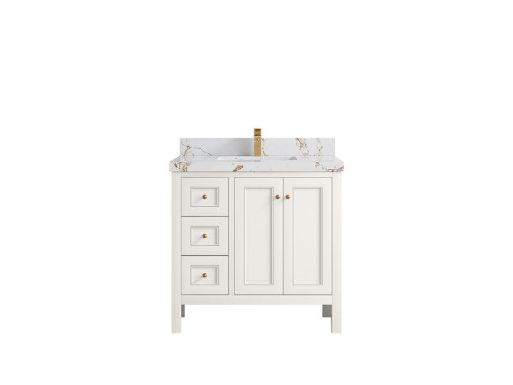 Nashville 36 in. W x 22 in. D Center Sink Bathroom Vanity - photo 47