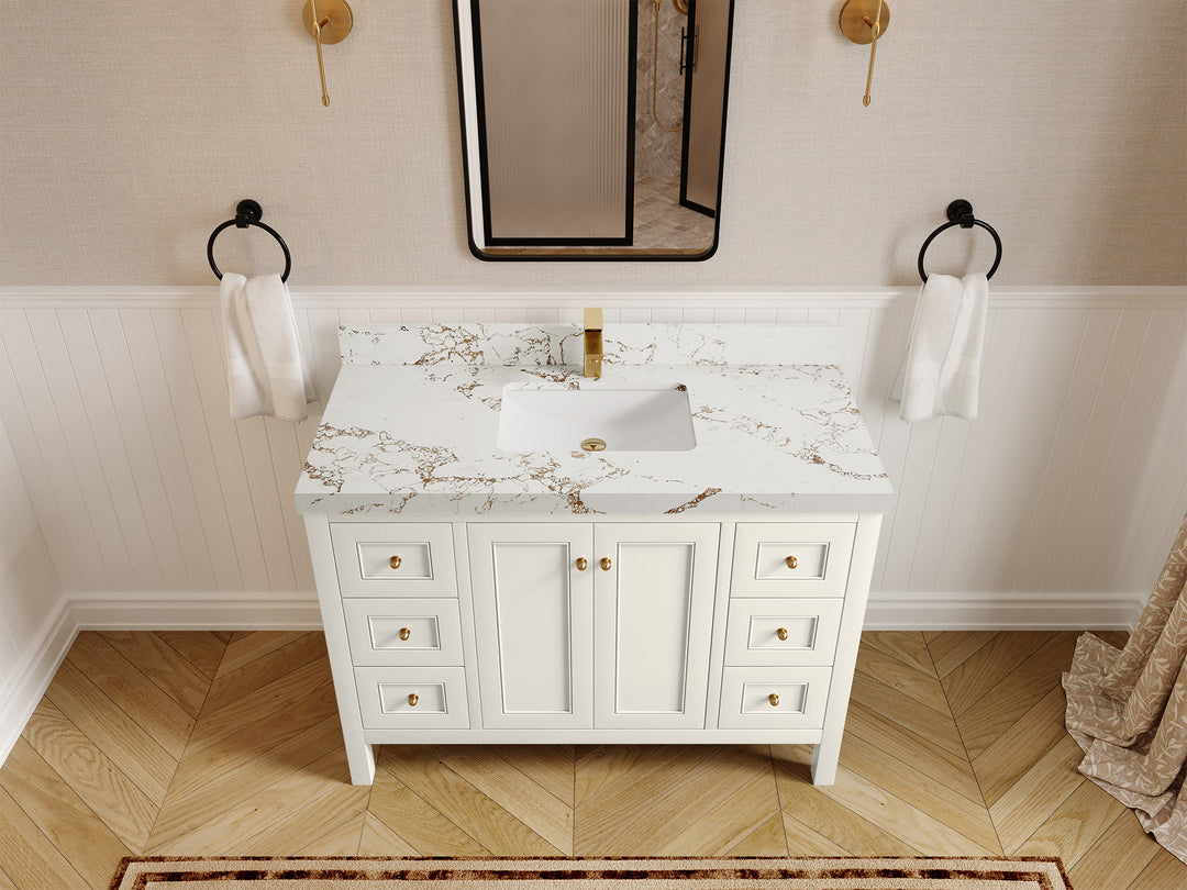 Nashville 48 in. W x 22 in. D Single Sink Bathroom Vanity