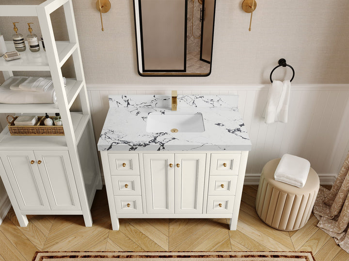 Nashville 42 in. W x 22 in. D Single Sink Bathroom Vanity - photo 40