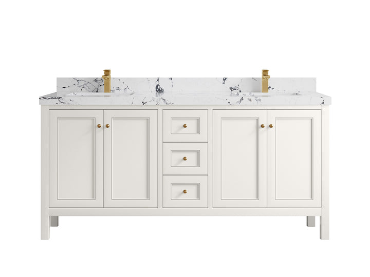 Nashville 72 in. W x 22 in. D Double Sink Bathroom Vanity - photo 23