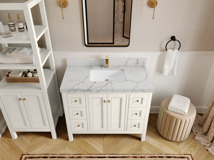 Nashville 42 in. W x 22 in. D Single Sink Bathroom Vanity - photo 42