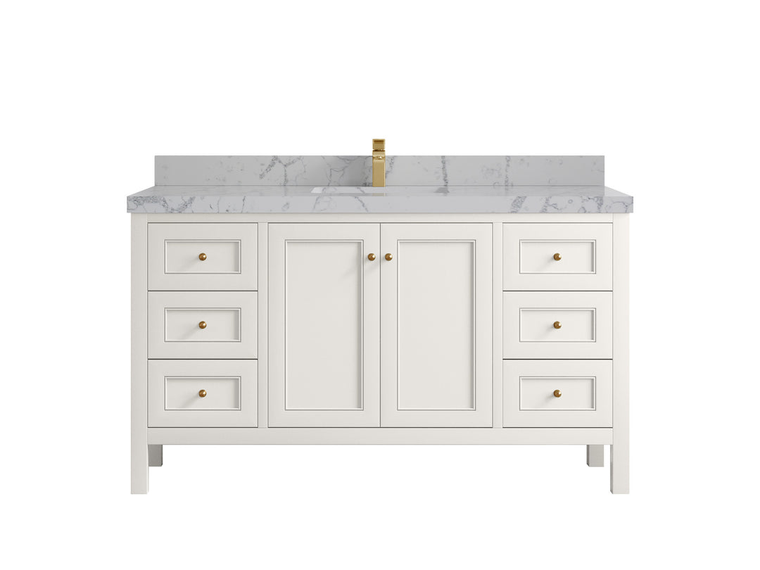 Nashville 60 in. W x 22 in. D Single Sink Bathroom Vanity