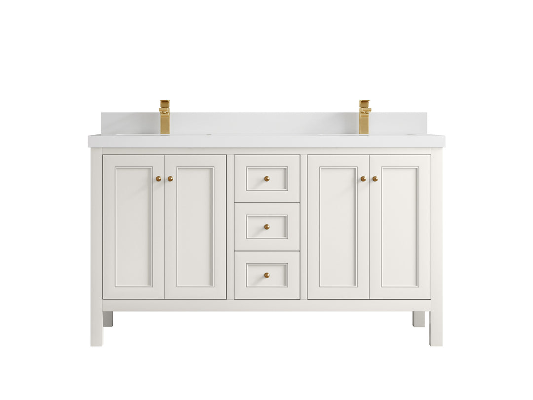 Nashville 60 in. W x 22 in. D Double Sink Bathroom Vanity