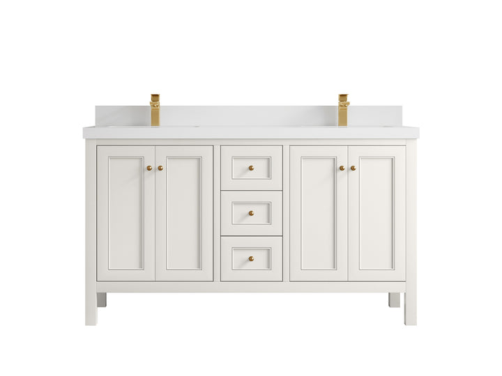 Nashville 60 in. W x 22 in. D Double Sink Bathroom Vanity - photo 15