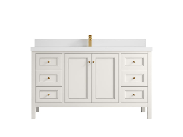 Nashville 60 in. W x 22 in. D Single Sink Bathroom Vanity - photo 15