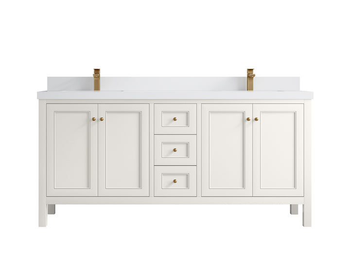 Nashville 72 in. W x 22 in. D Double Sink Bathroom Vanity - photo 27
