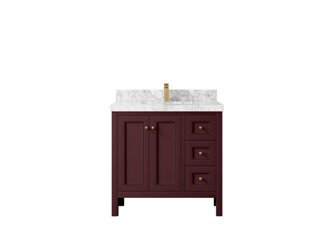 Nashville 36 in. W x 22 in. D Center Sink Bathroom Vanity