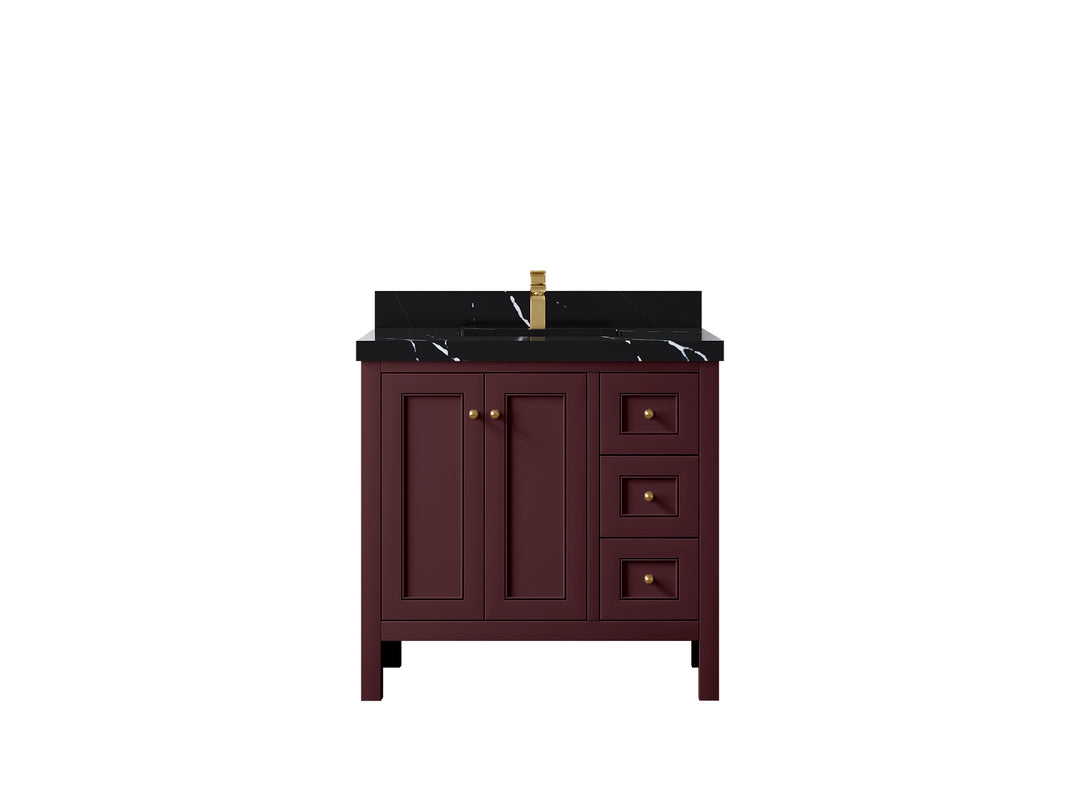 Nashville 36 in. W x 22 in. D Center Sink Bathroom Vanity