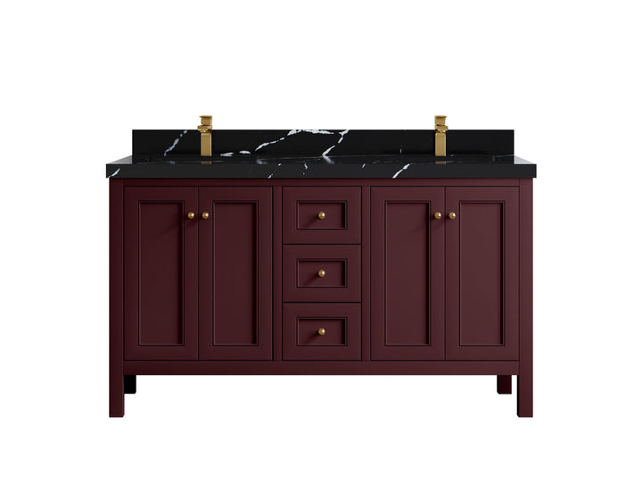 Nashville 60 in. W x 22 in. D Double Sink Bathroom Vanity - photo 38