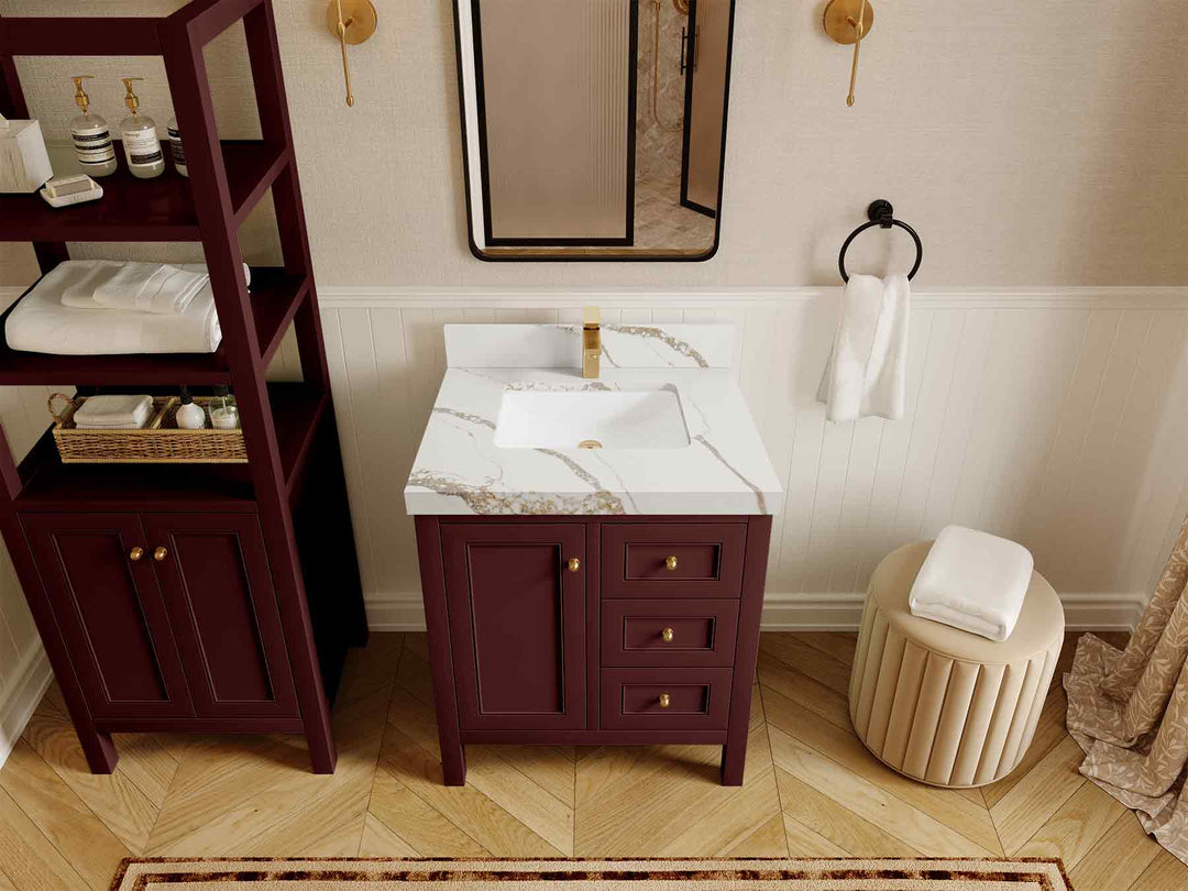 Nashville 30 in. W x 22 in. D Single Sink Bathroom Vanity