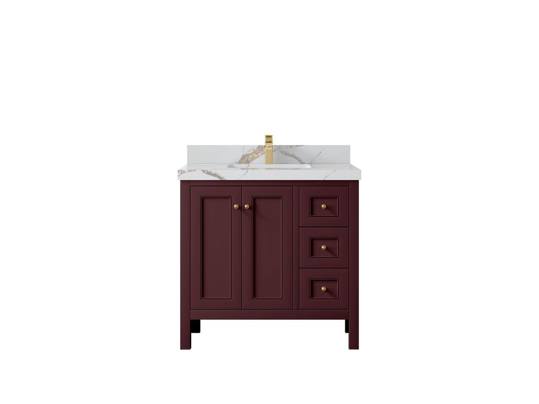 Nashville 36 in. W x 22 in. D Center Sink Bathroom Vanity