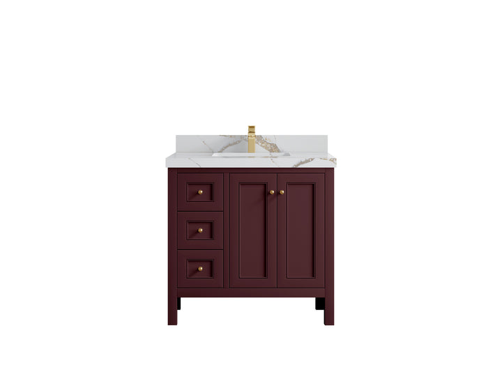 Nashville 36 in. W x 22 in. D Center Sink Bathroom Vanity - photo 20