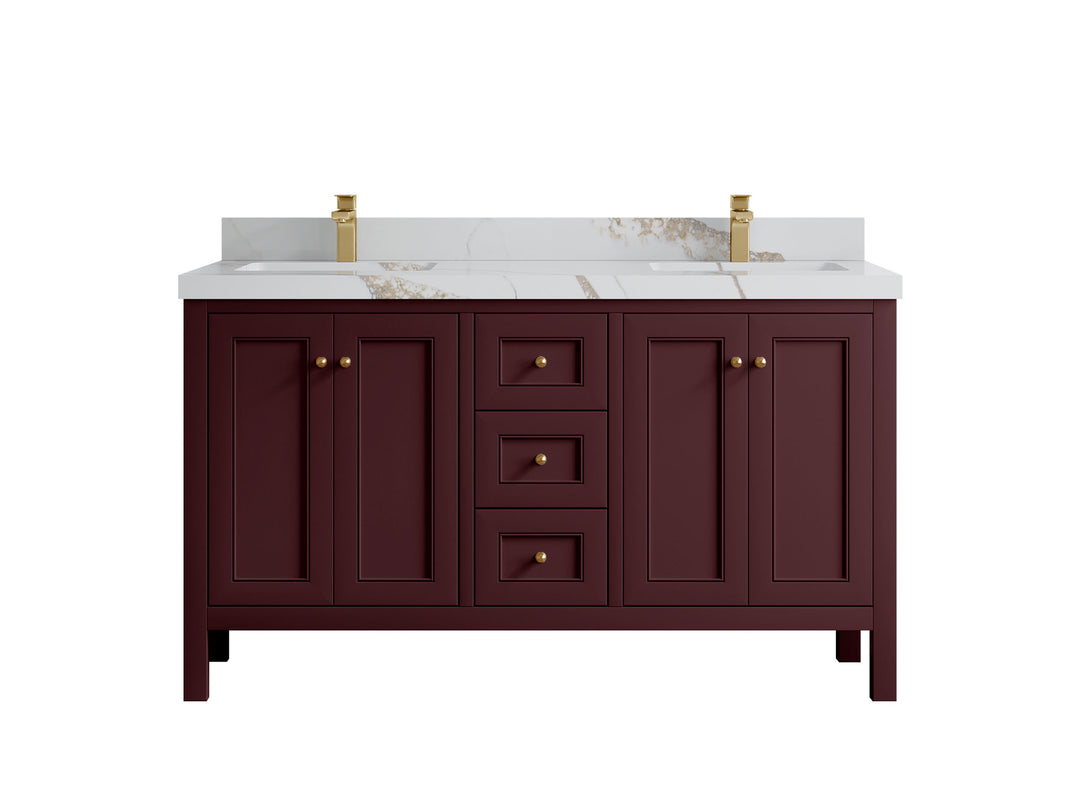 Nashville 60 in. W x 22 in. D Double Sink Bathroom Vanity