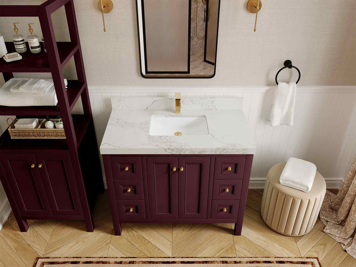 Nashville 42 in. W x 22 in. D Single Sink Bathroom Vanity - photo 21