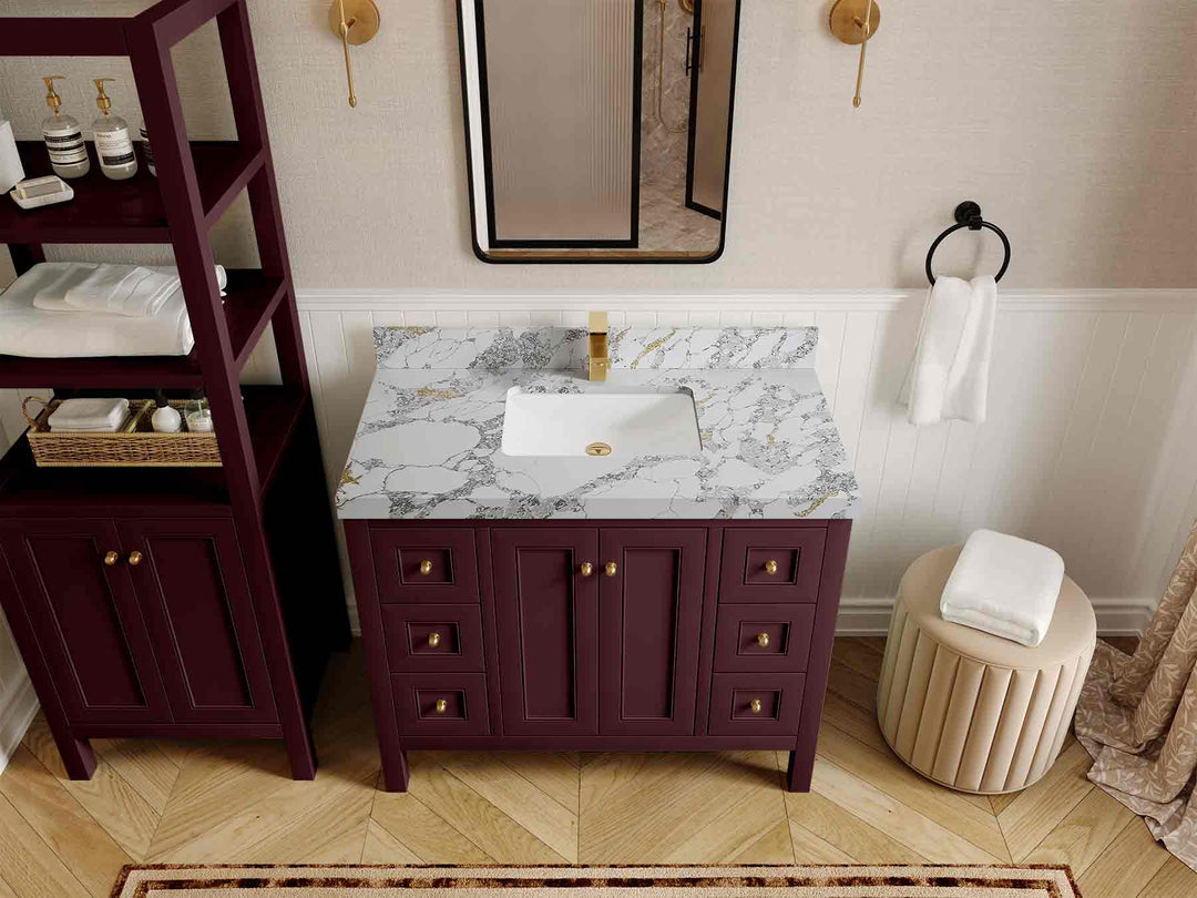 Nashville 42 in. W x 22 in. D Single Sink Bathroom Vanity