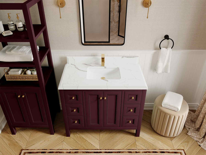 Nashville 42 in. W x 22 in. D Single Sink Bathroom Vanity - photo 27