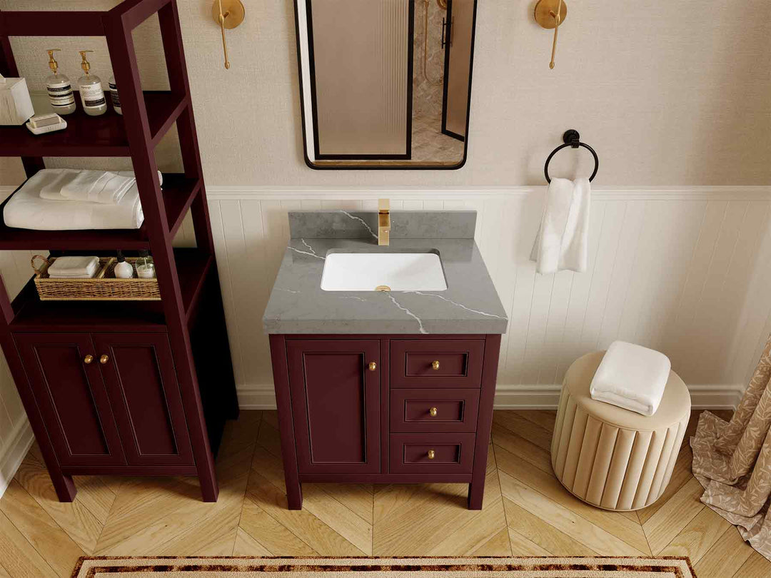Nashville 30 in. W x 22 in. D Single Sink Bathroom Vanity