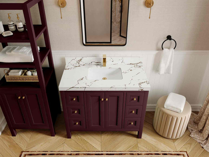 Nashville 42 in. W x 22 in. D Single Sink Bathroom Vanity - photo 43