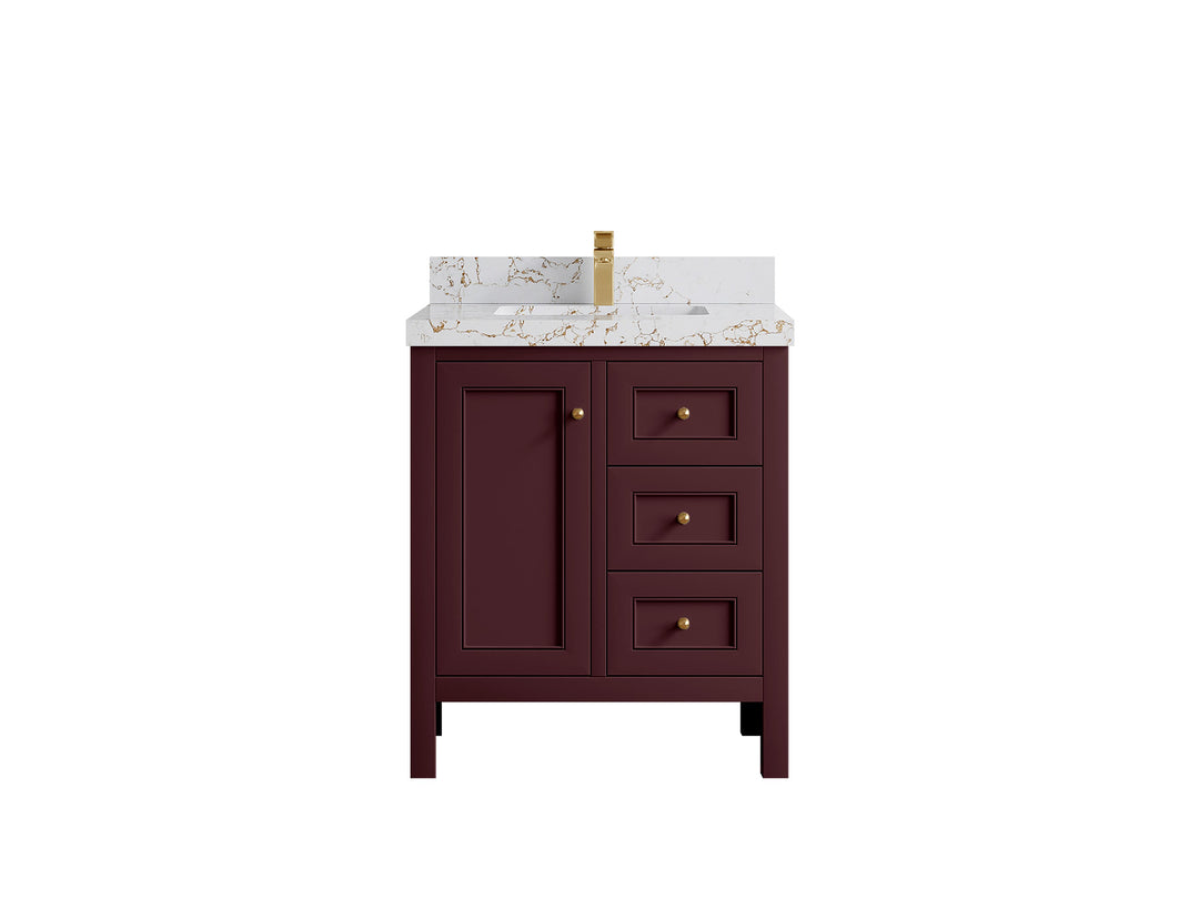 Nashville 30 in. W x 22 in. D Single Sink Bathroom Vanity