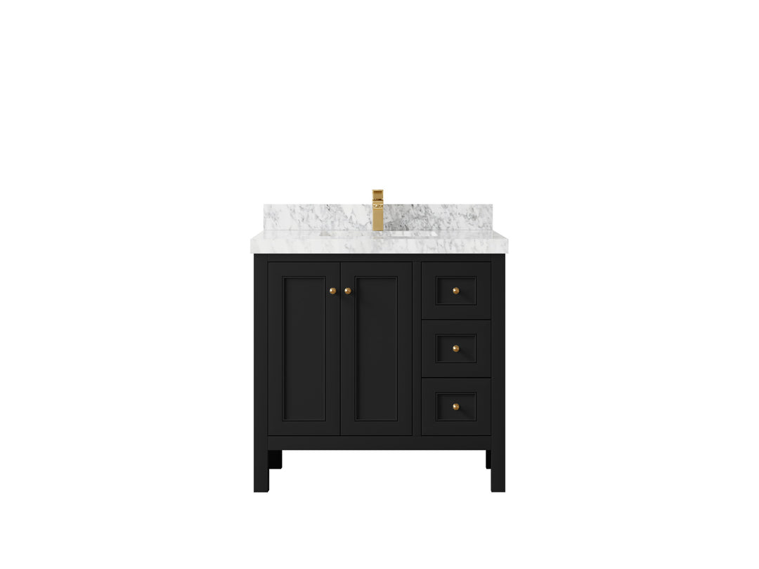 Nashville 36 in. W x 22 in. D Center Sink Bathroom Vanity