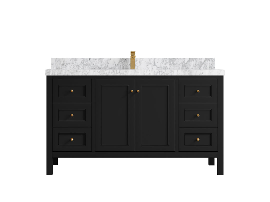 Nashville 60 in. W x 22 in. D Single Sink Bathroom Vanity