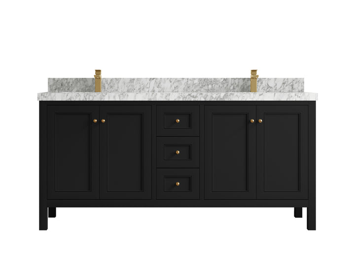Nashville 72 in. W x 22 in. D Double Sink Bathroom Vanity - photo 23