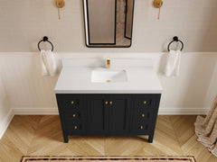 Nashville 48 in. W x 22 in. D Single Sink Bathroom Vanity - photo 24