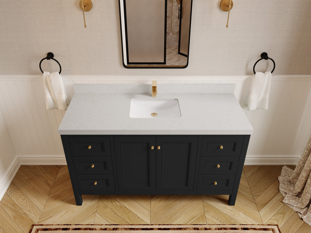 Nashville 60 in. W x 22 in. D Single Sink Bathroom Vanity