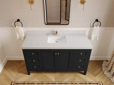 Nashville 60 in. W x 22 in. D Single Sink Bathroom Vanity
