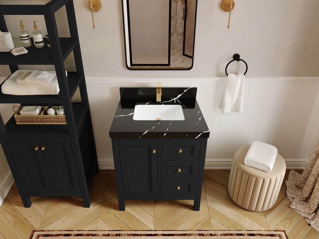 Nashville 30 in. W x 22 in. D Single Sink Bathroom Vanity