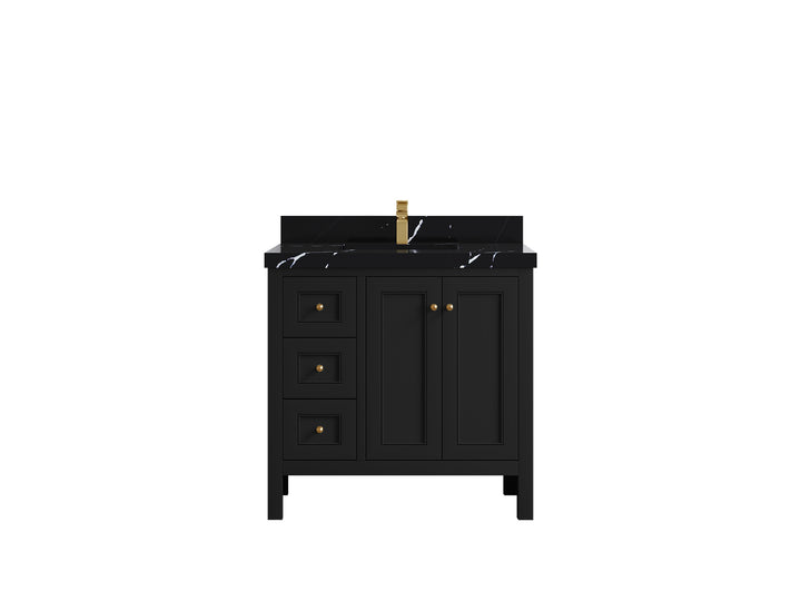 Nashville 36 in. W x 22 in. D Center Sink Bathroom Vanity - photo 35