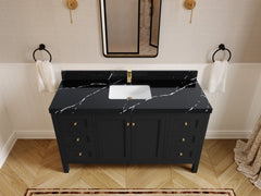 Nashville 60 in. W x 22 in. D Single Sink Bathroom Vanity - photo 12