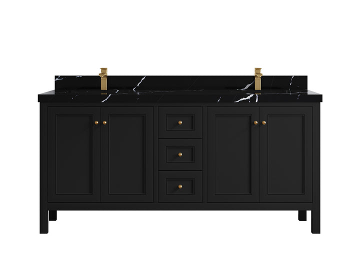 Nashville 72 in. W x 22 in. D Double Sink Bathroom Vanity - photo 33