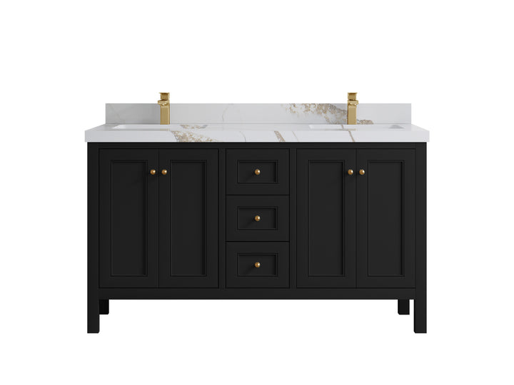 Nashville 60 in. W x 22 in. D Double Sink Bathroom Vanity - photo 39