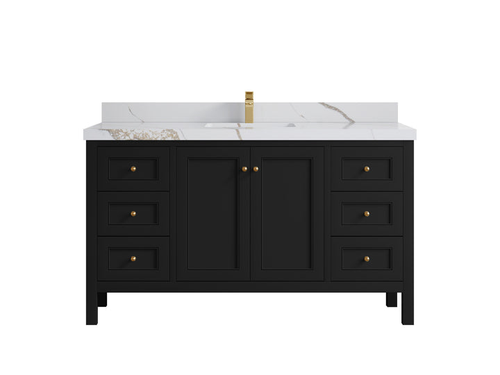 Nashville 60 in. W x 22 in. D Single Sink Bathroom Vanity - photo 37