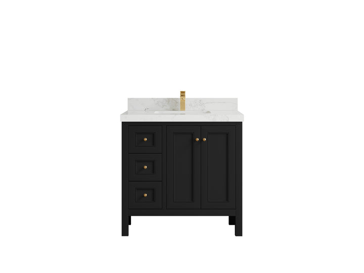 Nashville 36 in. W x 22 in. D Center Sink Bathroom Vanity - photo 21