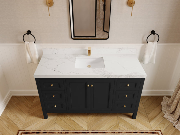Nashville 60 in. W x 22 in. D Single Sink Bathroom Vanity - photo 24