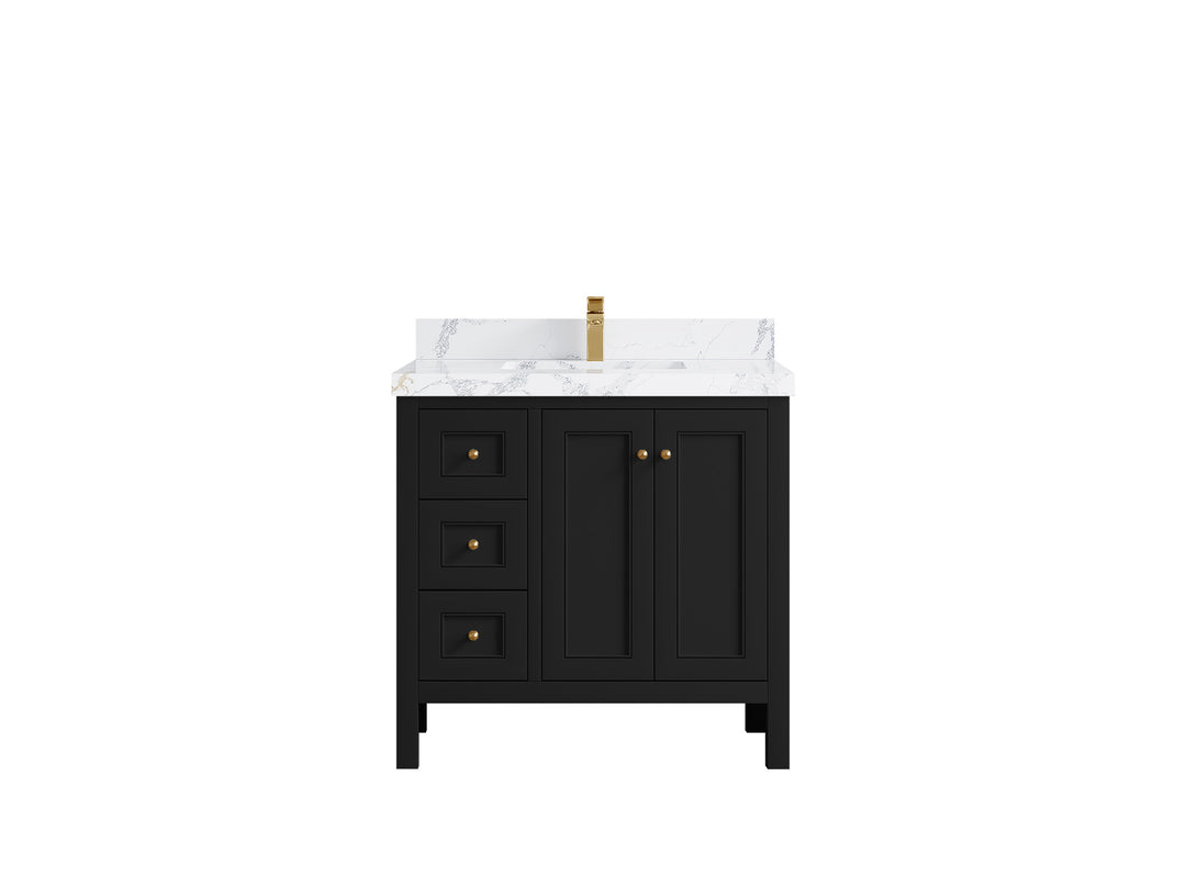 Nashville 36 in. W x 22 in. D Center Sink Bathroom Vanity