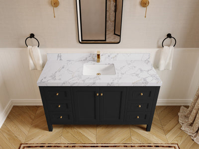 Nashville 60 in. W x 22 in. D Single Sink Bathroom Vanity