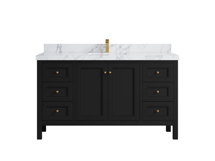 Nashville 60 in. W x 22 in. D Single Sink Bathroom Vanity - photo 43