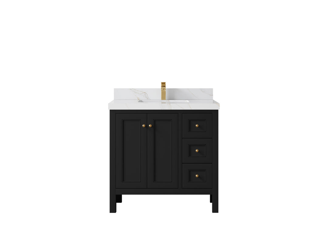 Nashville 36 in. W x 22 in. D Center Sink Bathroom Vanity