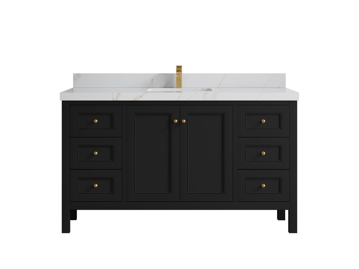 Nashville 60 in. W x 22 in. D Single Sink Bathroom Vanity - photo 47