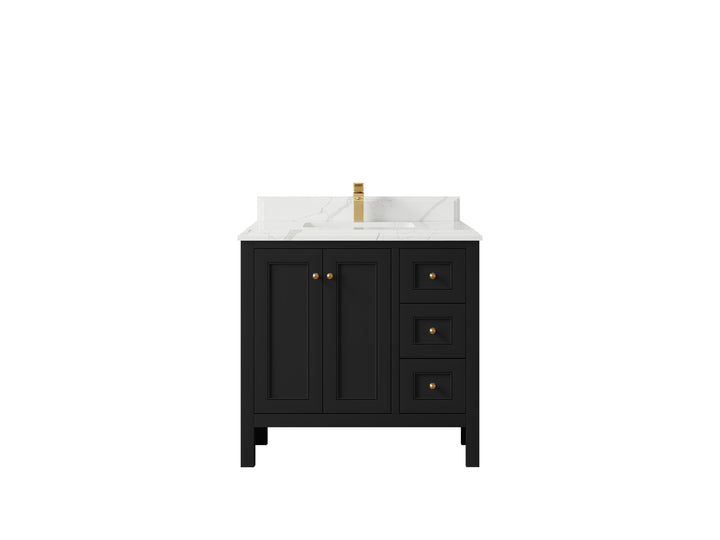 Nashville 36 in. W x 22 in. D Center Sink Bathroom Vanity - photo 13