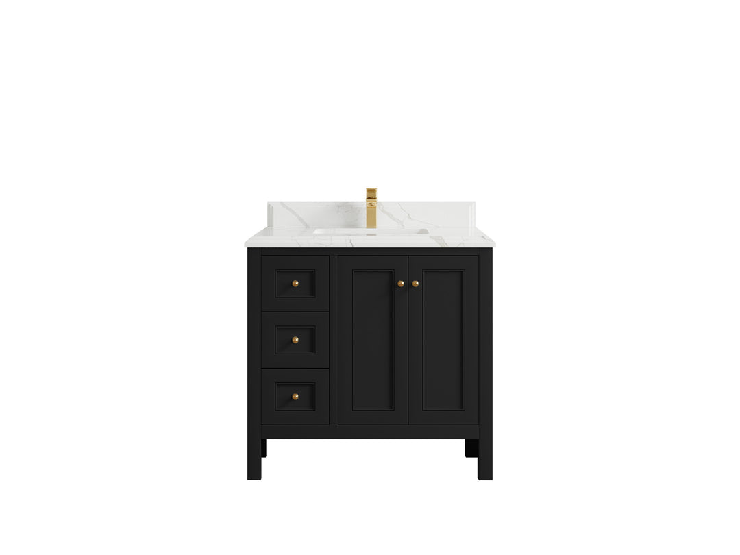 Nashville 36 in. W x 22 in. D Center Sink Bathroom Vanity