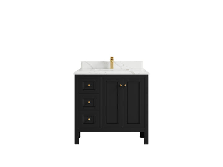 Nashville 36 in. W x 22 in. D Center Sink Bathroom Vanity - photo 13
