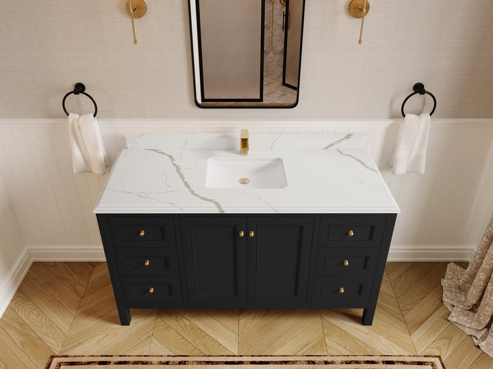 Nashville 60 in. W x 22 in. D Single Sink Bathroom Vanity - photo 16