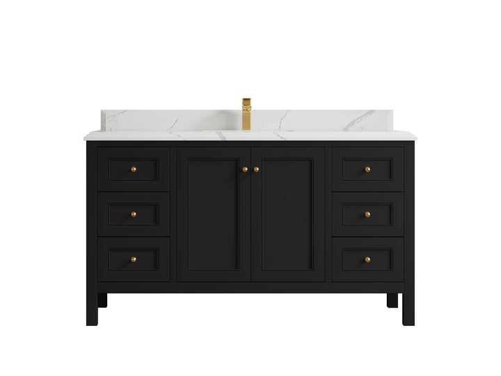 Nashville 60 in. W x 22 in. D Single Sink Bathroom Vanity - photo 17